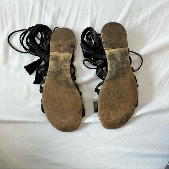 Bcbgeneration Black Gladiator Sandal Size 7 - Picture 10 of 10